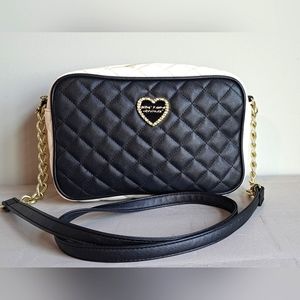 Quilted Betsy Johnson Crossbody Bag